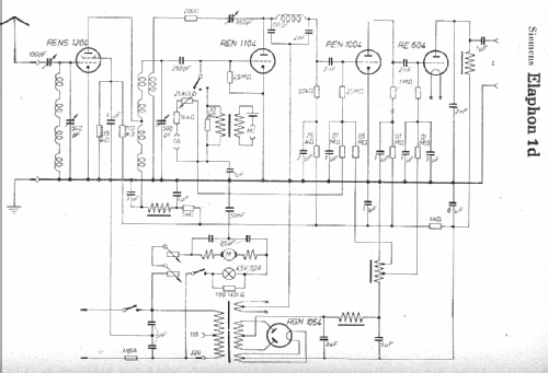 Elaphon 1d; Siemens & Halske, - (ID = 6796) Radio