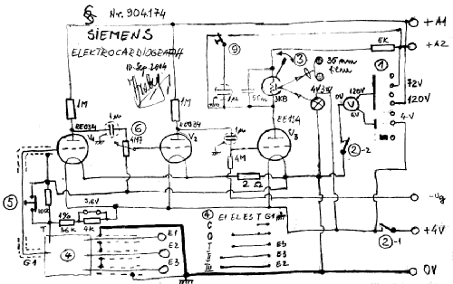 Electrokardiograph ; Siemens & Halske, - (ID = 1727541) Misc