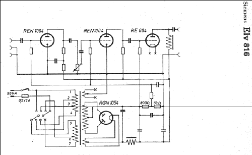 Elv816; Siemens & Halske, - (ID = 6803) Ampl/Mixer