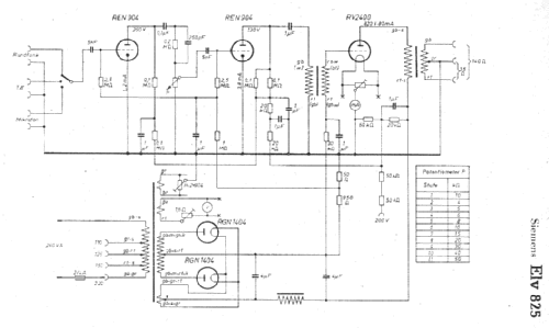 Elv825; Siemens & Halske, - (ID = 6809) Ampl/Mixer