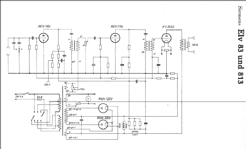 Elv83/813; Siemens & Halske, - (ID = 6812) Ampl/Mixer