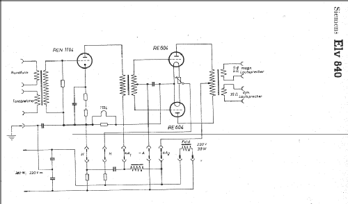 Elv840G; Siemens & Halske, - (ID = 6815) Ampl/Mixer