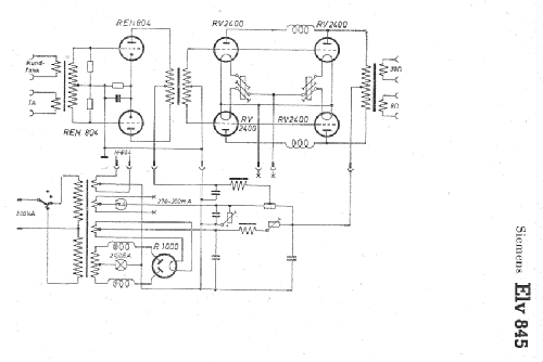 Elv845; Siemens & Halske, - (ID = 6821) Ampl/Mixer
