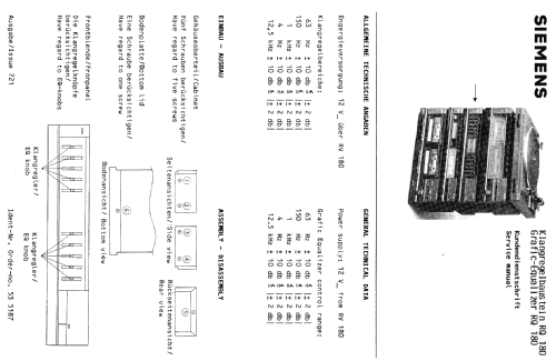 Equalizer RQ180; Siemens & Halske, - (ID = 548328) Verst/Mix