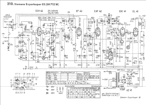 Exportsuper 52 SH712W; Siemens & Halske, - (ID = 712479) Radio