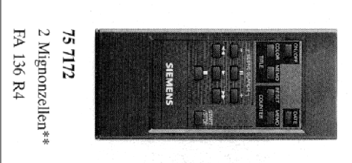 Fernbediengeber 75 7172; Siemens & Halske, - (ID = 1852540) Misc