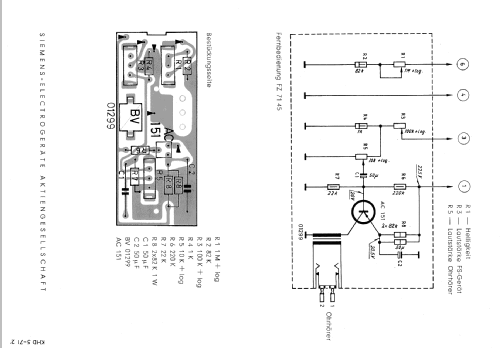 Fernbedienung FZ7145; Siemens & Halske, - (ID = 622889) mod-past25