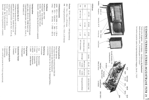 FSTR21; Siemens & Halske, - (ID = 699532) TV Radio