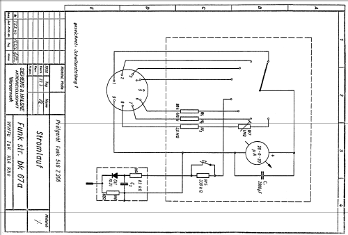 Funk bk 67a - Funk 546 Z 306; Siemens & Halske, - (ID = 1915208) Equipment