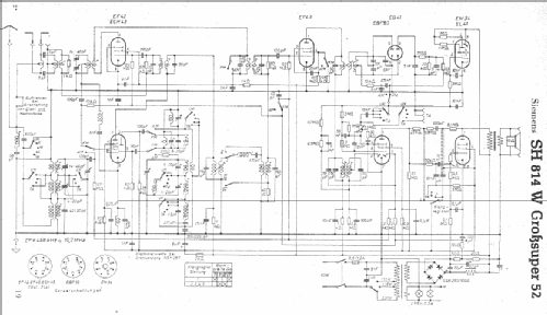 Gross-Super 52 SH814W; Siemens & Halske, - (ID = 6781) Radio