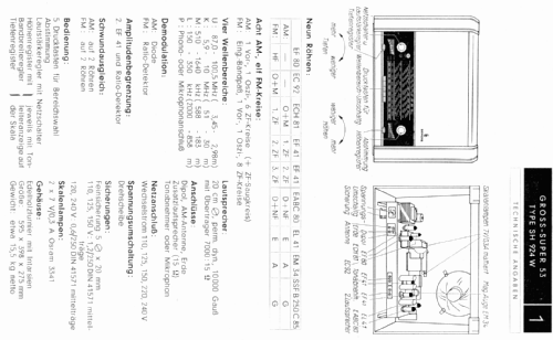 Gross-Super 53 SH924W; Siemens & Halske, - (ID = 153310) Radio