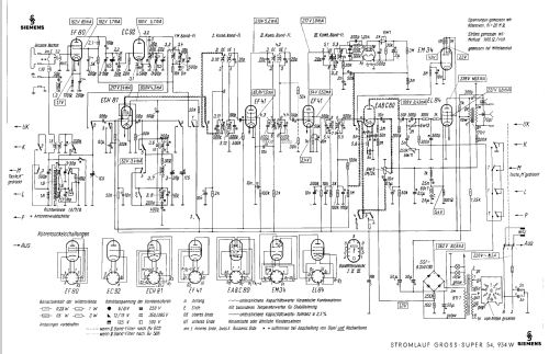 Gross-Super 54 934W; Siemens & Halske, - (ID = 48550) Radio