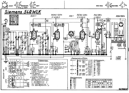 Gross-Super-Schatulle 540WLK; Siemens & Halske, - (ID = 2602382) Radio