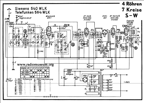 Gross-Super-Schatulle 540WLK; Siemens & Halske, - (ID = 42284) Radio