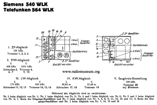 Gross-Super-Schatulle 540WLK; Siemens & Halske, - (ID = 42285) Radio