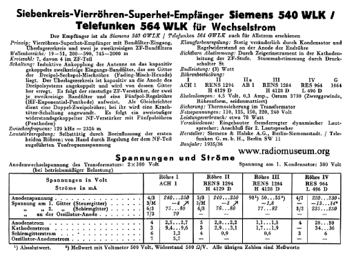 Gross-Super-Schatulle 540WLK; Siemens & Halske, - (ID = 42286) Radio