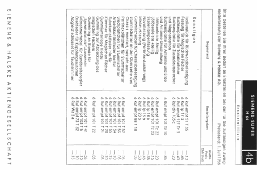 H64; Siemens & Halske, - (ID = 24032) Radio