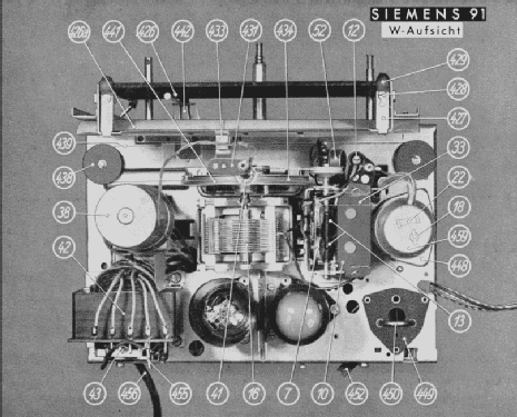 Kammermusik-Empfänger 91W ; Siemens & Halske, - (ID = 197186) Radio