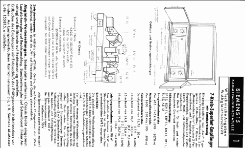 Kammermusik-Schatulle 15W; Siemens & Halske, - (ID = 247471) Radio