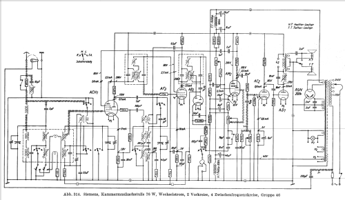 Kammermusik-Schatulle 76W; Siemens & Halske, - (ID = 2235773) Radio