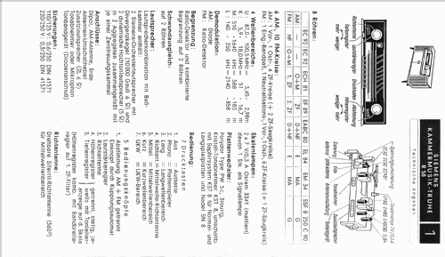 Kammermusik-Truhe R58; Siemens & Halske, - (ID = 25006) Radio