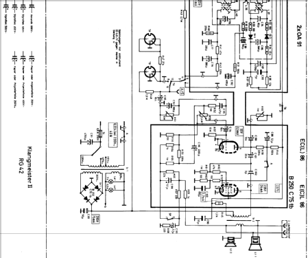 Klangmeister II RG42; Siemens & Halske, - (ID = 186524) Radio