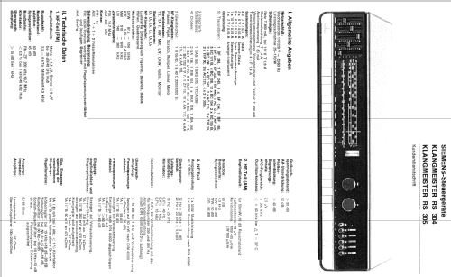 Klangmeister RS305 Superelectronic; Siemens & Halske, - (ID = 550287) Radio