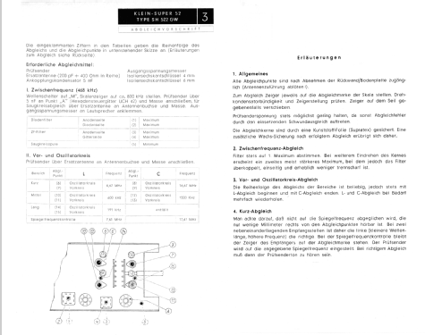 Klein-Super 52 SH522GW; Siemens & Halske, - (ID = 153341) Radio