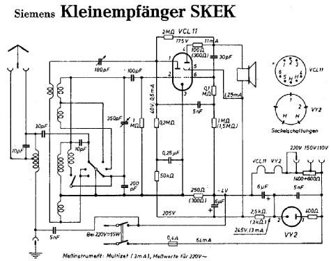 Kleinempfänger K SKEK; Siemens & Halske, - (ID = 19021) Radio