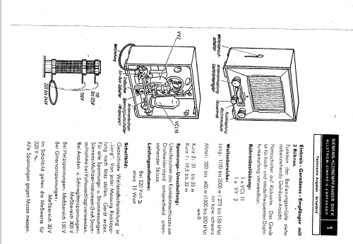 Kleinempfänger K SKEK; Siemens & Halske, - (ID = 35921) Radio