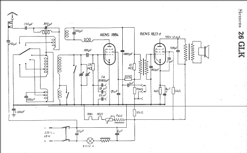 Kleiner Fernempfänger 26GLK; Siemens & Halske, - (ID = 6147) Radio