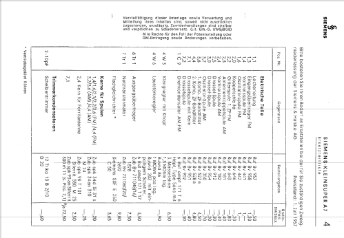 Kleinsuper A7; Siemens & Halske, - (ID = 2576398) Radio