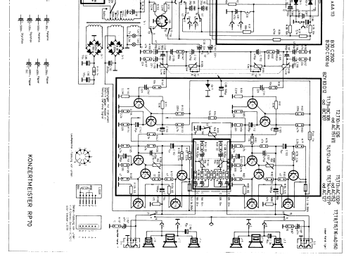 Konzertmeister RP70; Siemens & Halske, - (ID = 122139) Radio