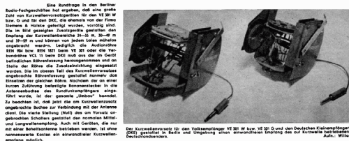 KW-Adapter für DKE Kurzwellen-Vorsatzgerät; Siemens & Halske, - (ID = 1331995) Converter