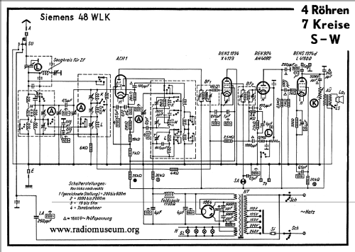 Länderband-Super 48WLK; Siemens & Halske, - (ID = 43881) Radio