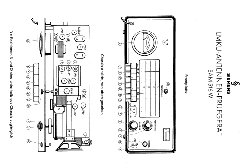 LMKU-Antennenprüfgerät SAM316W; Siemens & Halske, - (ID = 1040890) Equipment