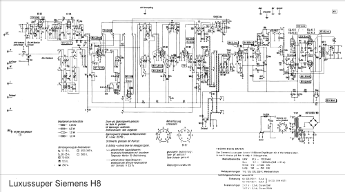 Luxussuper H8; Siemens & Halske, - (ID = 33830) Radio