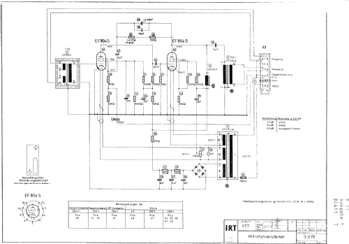 Mikrofonverstärker 6S Ela2309 ; Siemens & Halske, - (ID = 438818) Ampl/Mixer