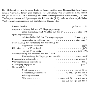 Netzanschluß-Leistungsverstärker Rel verst 141 a; Siemens & Halske, - (ID = 2410037) Ampl/Mixer