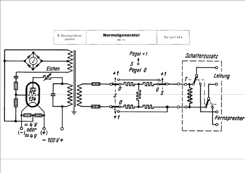 Normalgenerator Rel.sum.24a; Siemens & Halske, - (ID = 517342) Equipment
