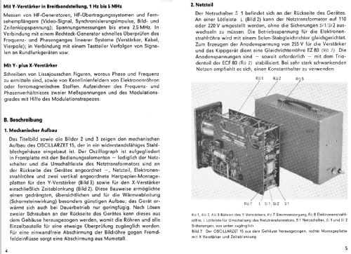 Oscillarzet 15; Siemens & Halske, - (ID = 480309) Equipment
