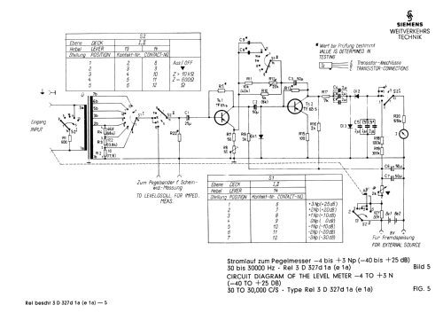 Pegelmesser Rel 3 D 327e; Siemens & Halske, - (ID = 2002406) Equipment