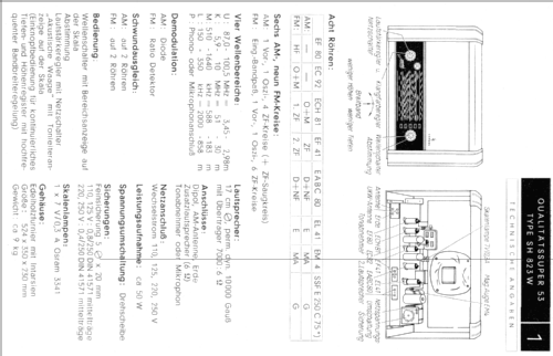 Qualitätssuper 53 SH823W; Siemens & Halske, - (ID = 153292) Radio