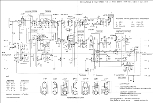 Qualitätssuper 54 832W; Siemens & Halske, - (ID = 153340) Radio