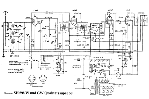 Qualitätssuper SH696W; Siemens & Halske, - (ID = 285782) Radio