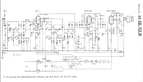 Reflex-Super 37GLK; Siemens & Halske, - (ID = 6472) Radio