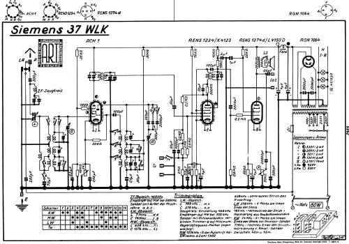 Reflex-Super 37WLK; Siemens & Halske, - (ID = 1045078) Radio