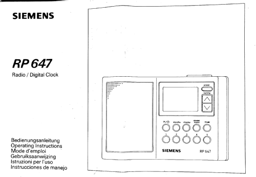 RP647; Siemens & Halske, - (ID = 2652861) Radio