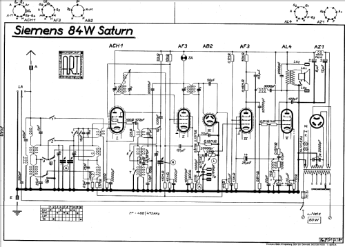 Saturn 84W; Siemens & Halske, - (ID = 2493117) Radio