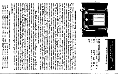 Schatulle 53GWL; Siemens & Halske, - (ID = 181409) Radio